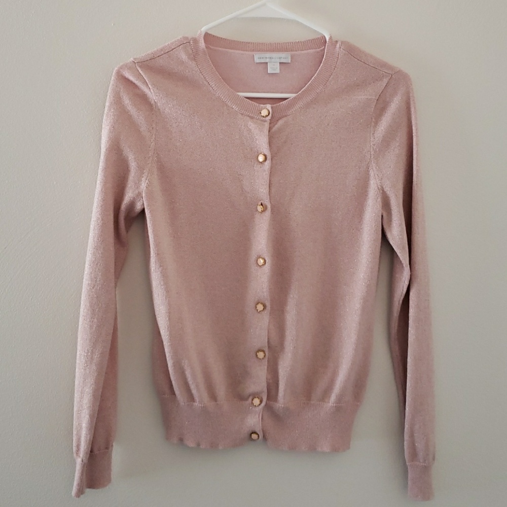 Pink sparkly cardigan